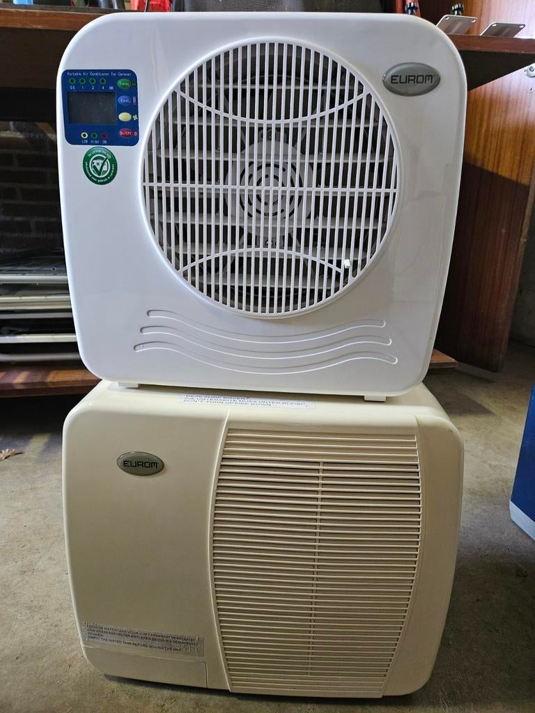 Eurom Mobiele Airco - Compact en Efficiënt, Witgoed en Apparatuur, Airco's, Gebruikt, Minder dan 60 m³, 3 snelheden of meer, Ophalen of Verzenden