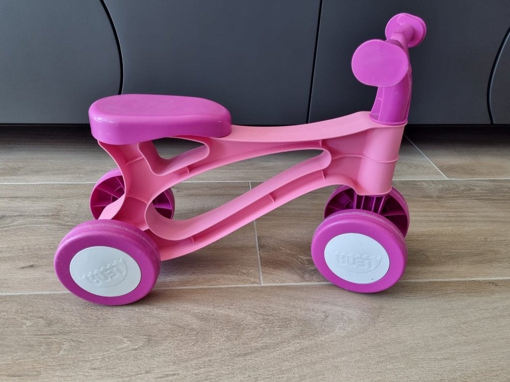 Loopfiets Lena My First Scooter - Loopfiets - Meisjes - Roze, Ophalen of Verzenden, Zo goed als nieuw, Loopfiets