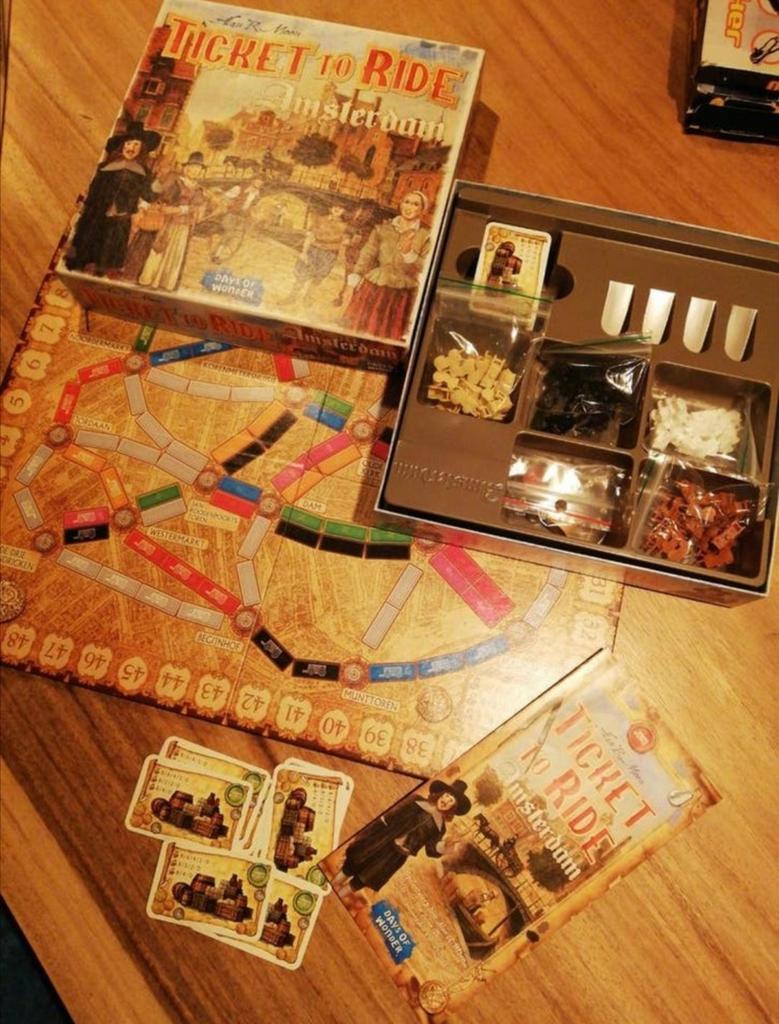 Ticket to ride, Amsterdam /bordspel, Een of twee spelers, Ophalen of Verzenden, Zo goed als nieuw
