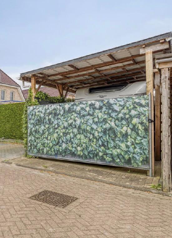 Metalen dranghek, Tuin en Terras, Schuttingen, Ophalen, 1 tot 2 meter, Zo goed als nieuw, 3 tot 6 meter