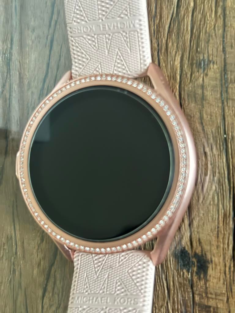 Michael Kors Smartwatch met Swarovski steentjes, Ophalen of Verzenden, Zo goed als nieuw