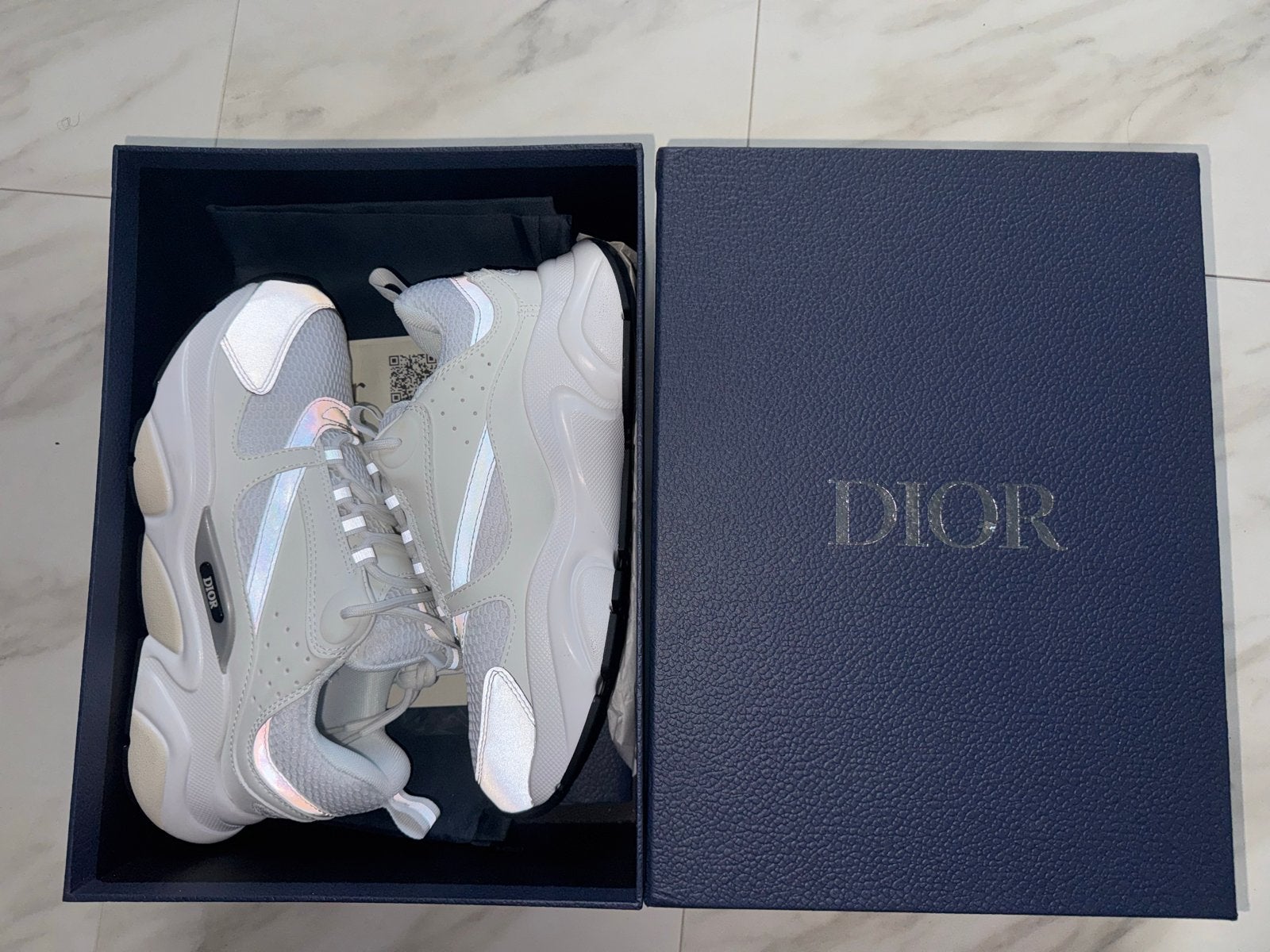 Dior B22 Sneakers Wit/Grijs - Maat 42, Kleding | Heren, Ophalen of Verzenden, Nieuw, Wit, Sneakers of Gympen