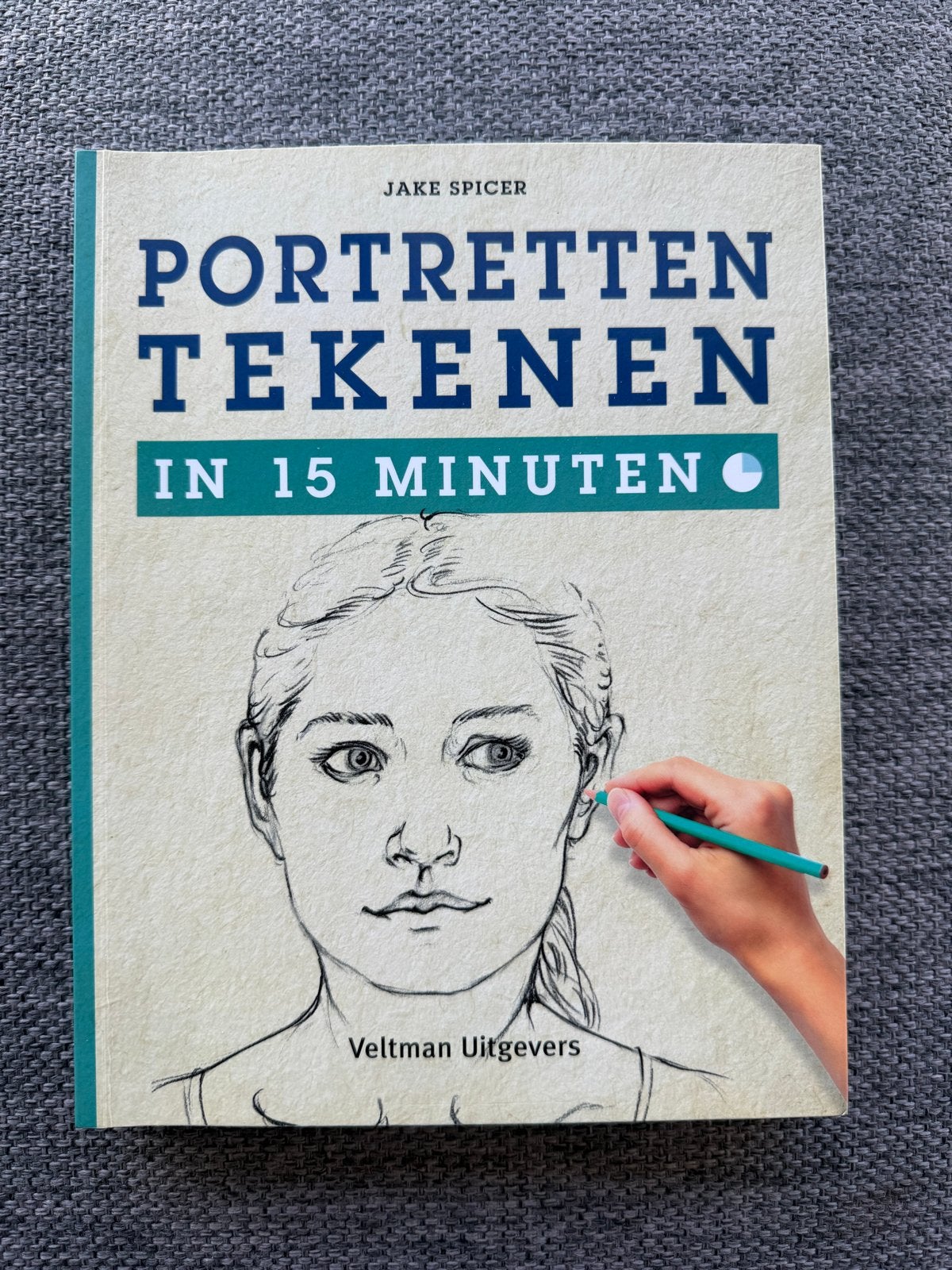 Portretten Tekenen in 15 Minuten - Jake Spicer, Ophalen of Verzenden, Zo goed als nieuw, Boek of Gids