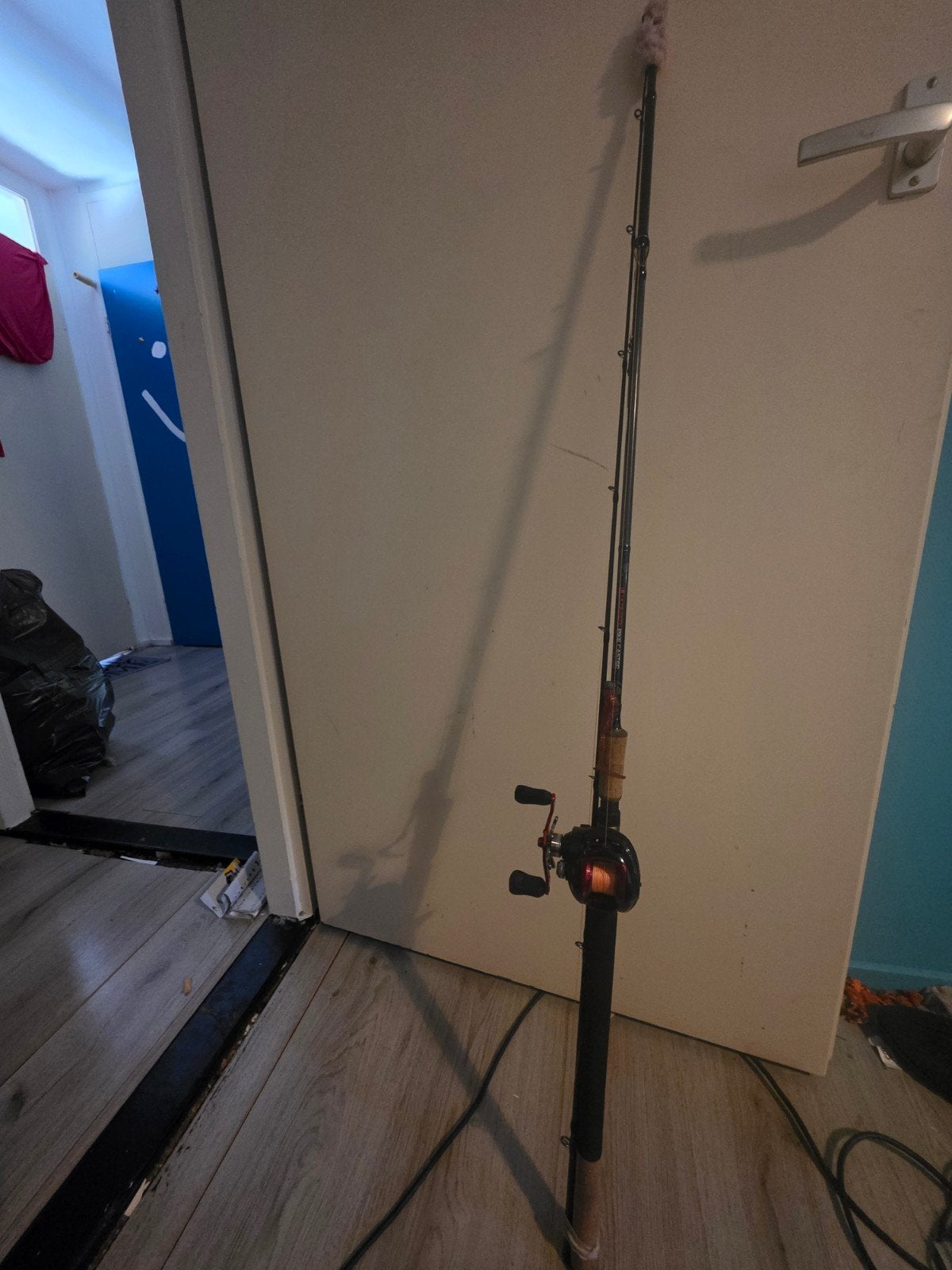 Ultimate Pike Caster Werphengel met Baitcaster Molen, Ophalen of Verzenden, Zo goed als nieuw, Complete hengel
