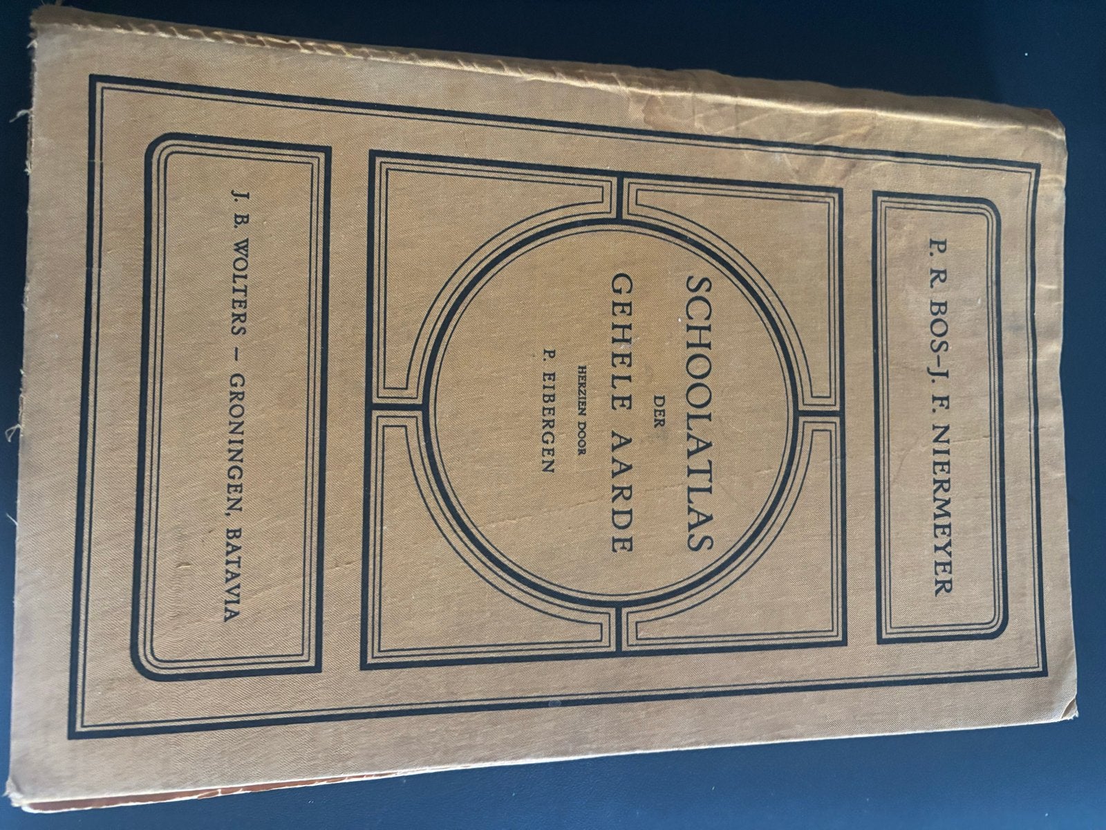 Bos-Niermeyer Schoolatlas der Gehele Aarde uit 1939, Gelezen, Bosatlas, Ophalen of Verzenden, 1800 tot 2000