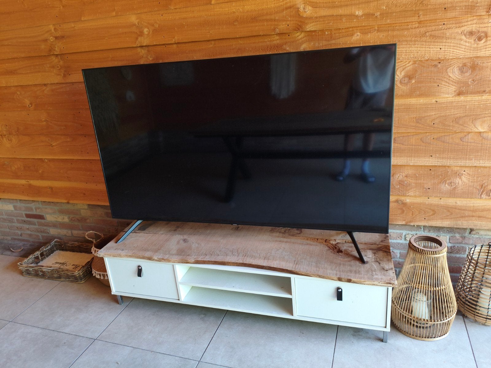 Gratis afhalen: Samsung 75 inch TV (defect moederbord), Audio, Tv en Foto, Televisies, Ophalen, Niet werkend