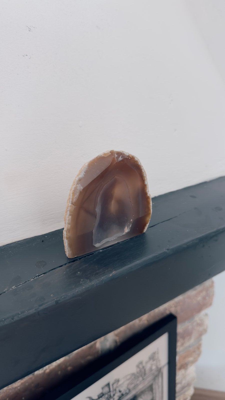 Prachtige Agaat Geode - Natuurlijke Schoonheid, Ophalen of Verzenden, Mineraal