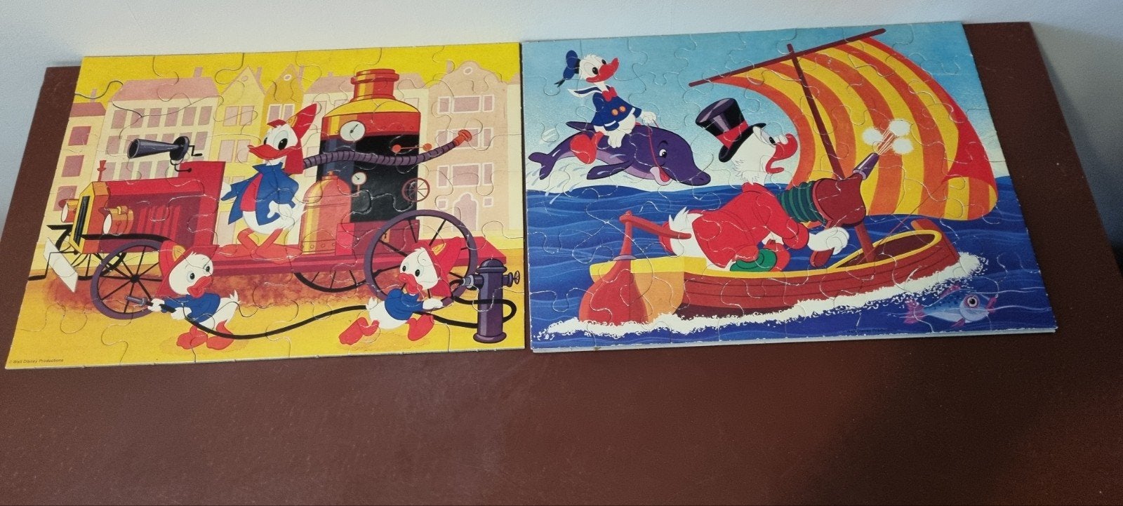 Vintage Disney puzzels set van 2, Antiek en Kunst, Ophalen