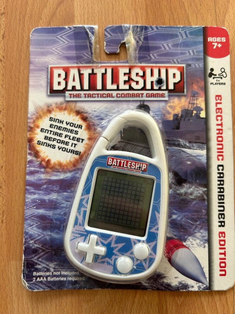 Electronic Handheld lcd game nieuw Battleship, Ophalen, 1 speler, Nieuw, Eén computer