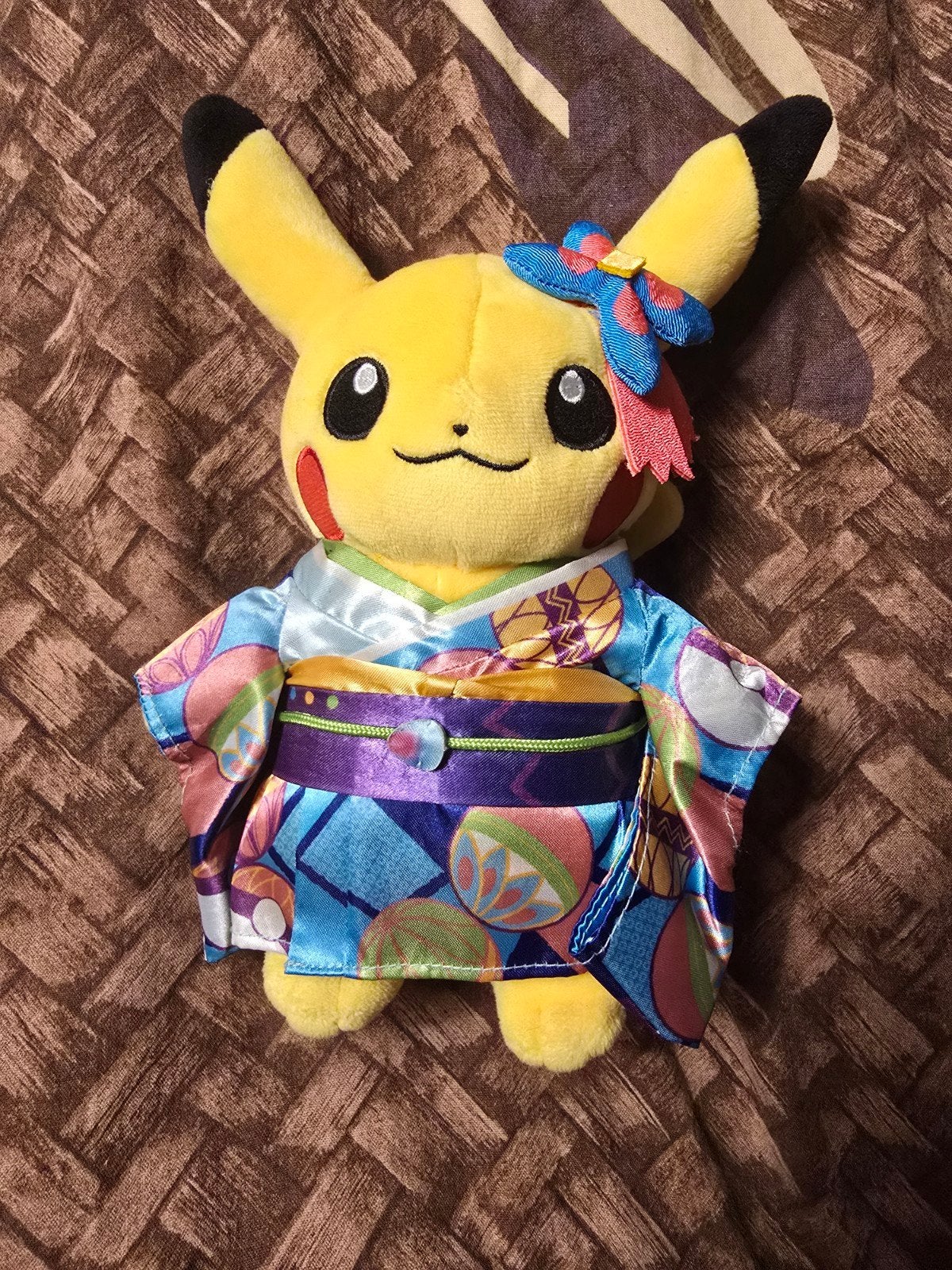 Pokémon Center Kanazawa Kaga Kimono Pikachu Knuffel, Geel, Overige typen, Ophalen of Verzenden, Zo goed als nieuw