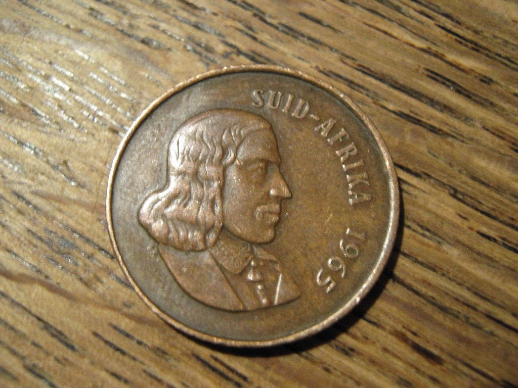 Suid Afrika 2 Cents 1965, Jan van Riebeeck #535, Postzegels en Munten, Munten | Afrika, Losse munt, Zuid-Afrika, Ophalen of Verzenden