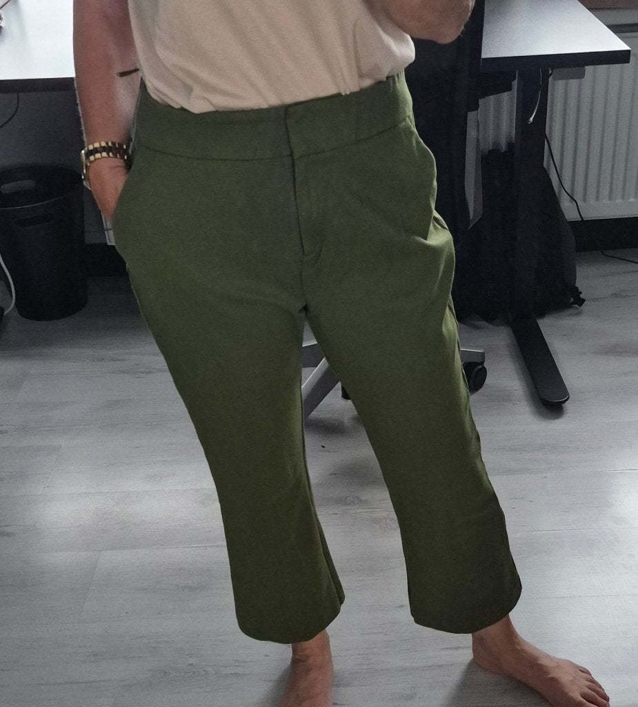 Super leuke groene broek van King Louie, maat 40, Kleding | Dames, Maat 38/40 (M), Ophalen of Verzenden, Zo goed als nieuw, King Louie