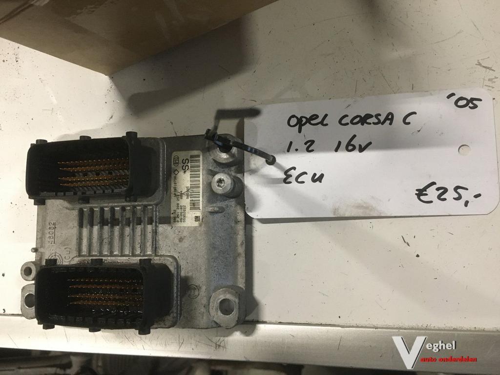 Opel Corsa C 2005 1.2 16v ECU, Auto-onderdelen, Elektronica en Kabels, Gebruikt, Ophalen of Verzenden