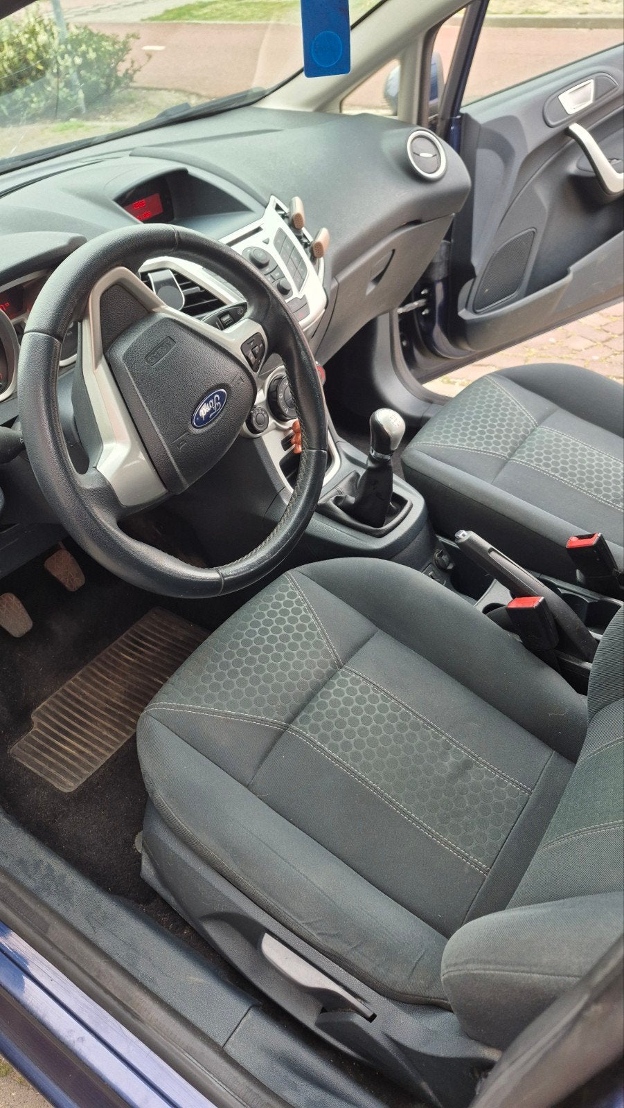 Ford Fiësta 1.4 71KW 5DR 2011 Blauw, Auto's, Ford, Voorwielaandrijving, Stof, 40 €/maand, Blauw