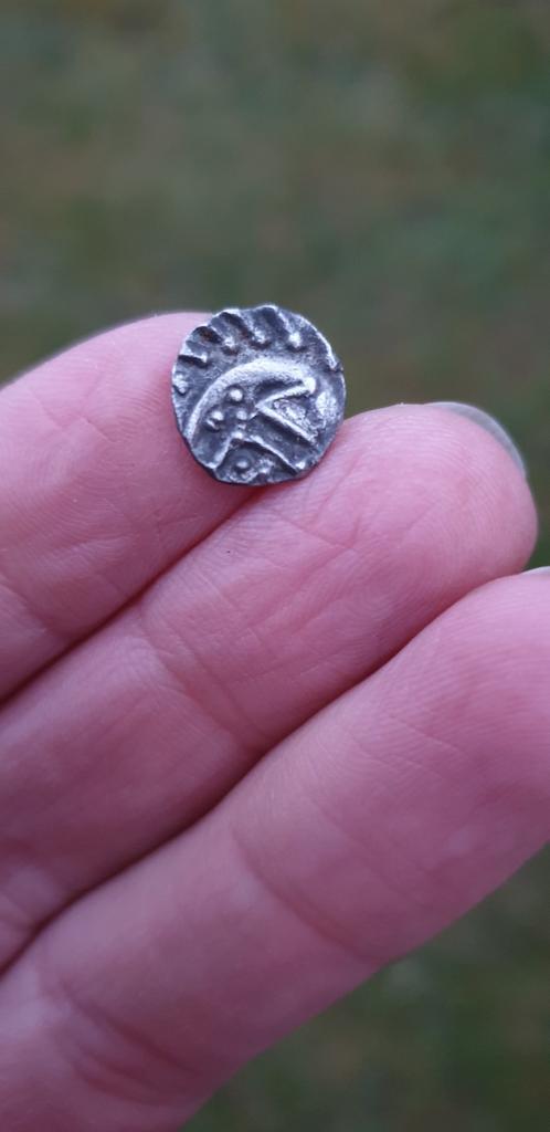 Bodemvondst Super Mooie Merovingische Sceatta !!, Vóór koninkrijk, Zilver, Losse munt, Overige waardes