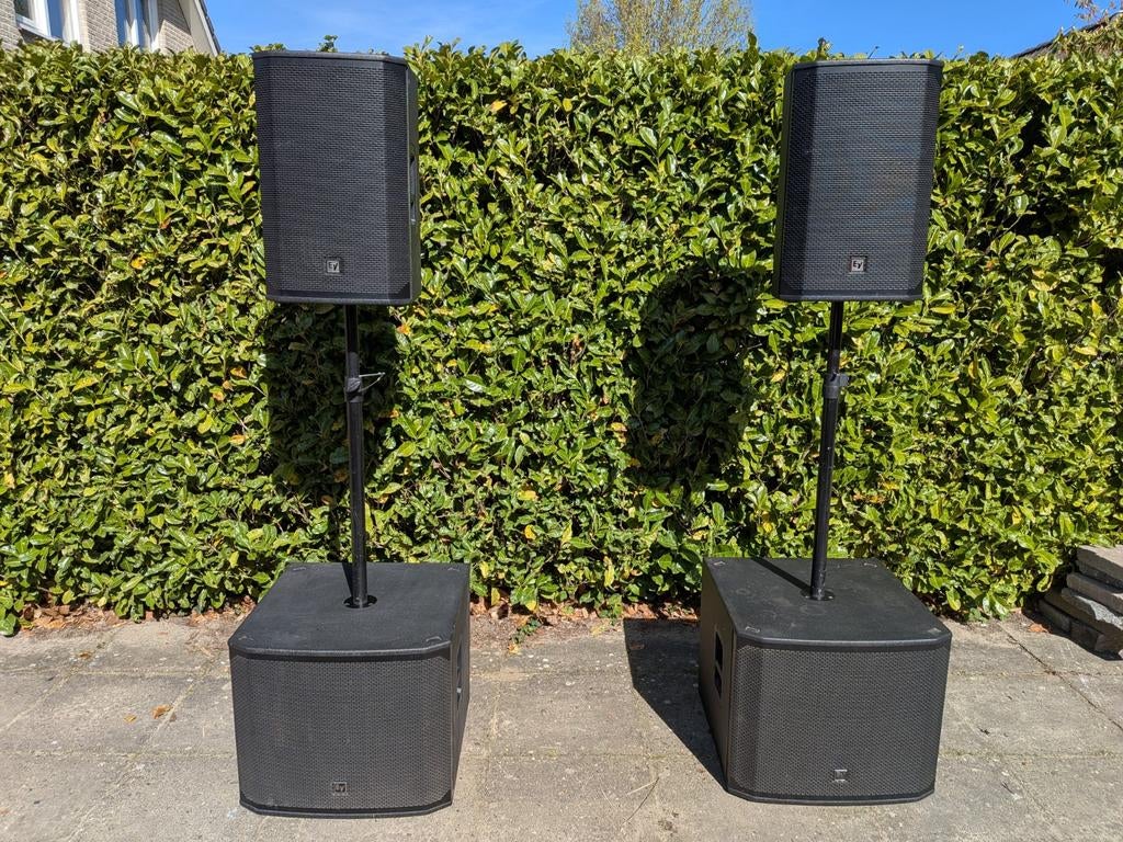 Electro Voice EKX passieve set (12"/18"), Overige typen, Zo goed als nieuw, 120 watt of meer, Ophalen