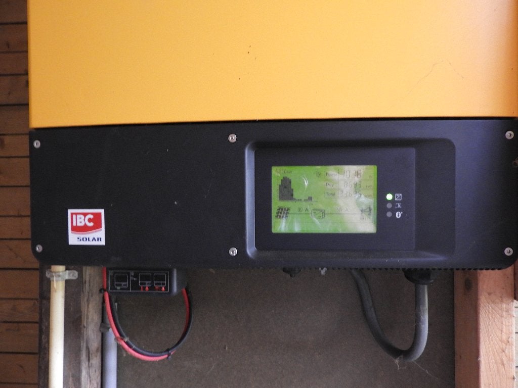 Omvormer zonnepanelen IBC Solar, Doe-het-zelf en Verbouw, Zonnepanelen en Toebehoren, Ophalen, Gebruikt, Overige typen