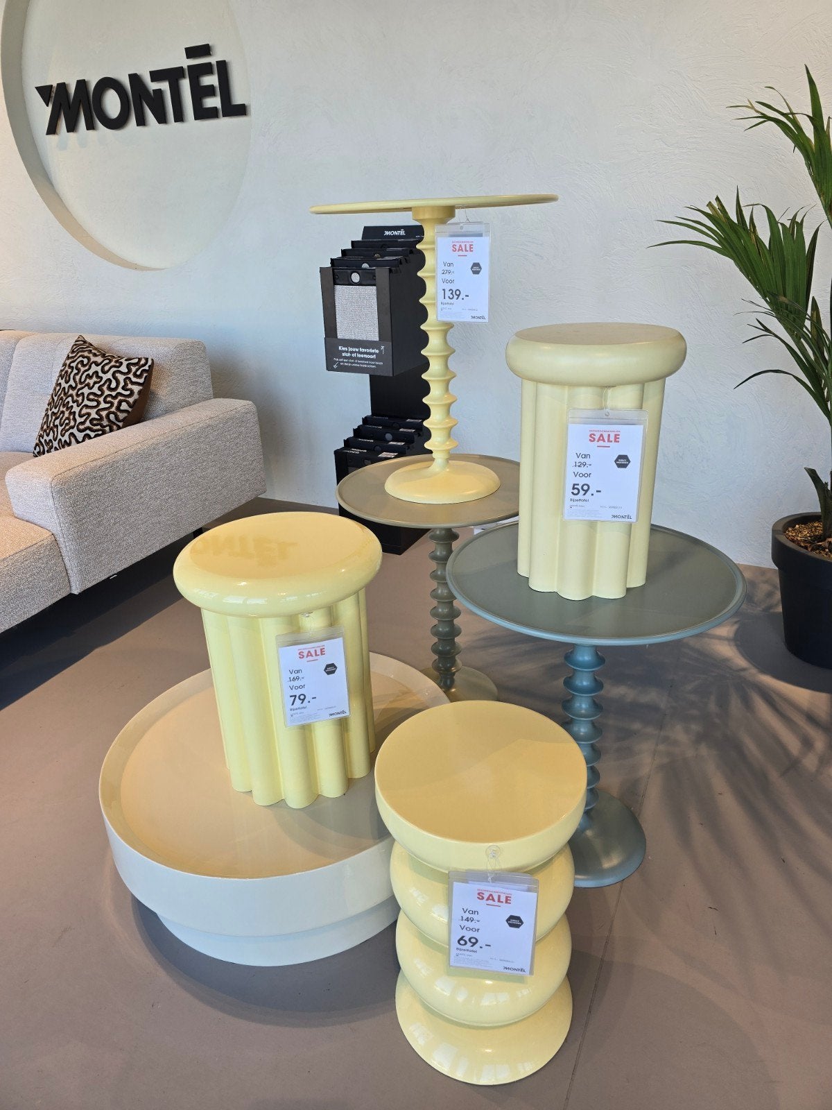 Diverse Salontafels & Bijzettafels - Modern & Scandinavisch, Minder dan 55 cm, Rond, Nieuw, Ophalen