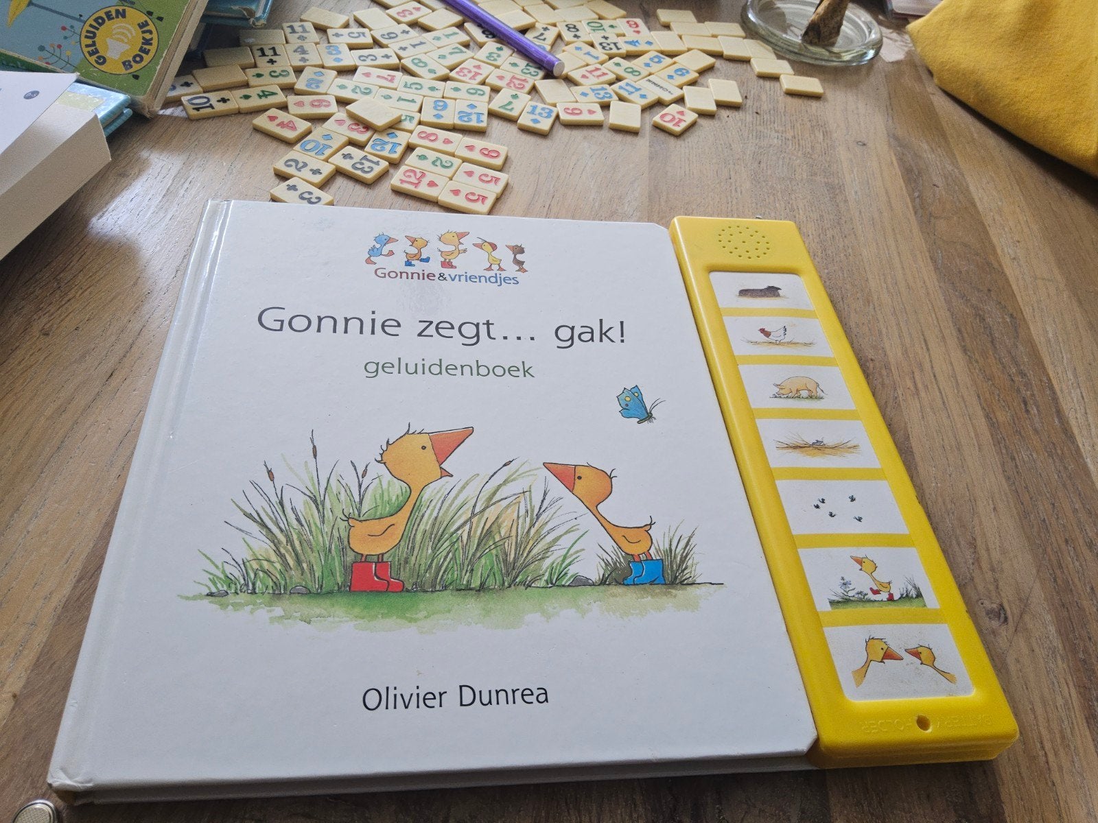 Geluidsboek Gonnie zegt... gak! - Olivier Dunrea, Olivier Dunrea, Fictie algemeen, Ophalen of Verzenden, Zo goed als nieuw