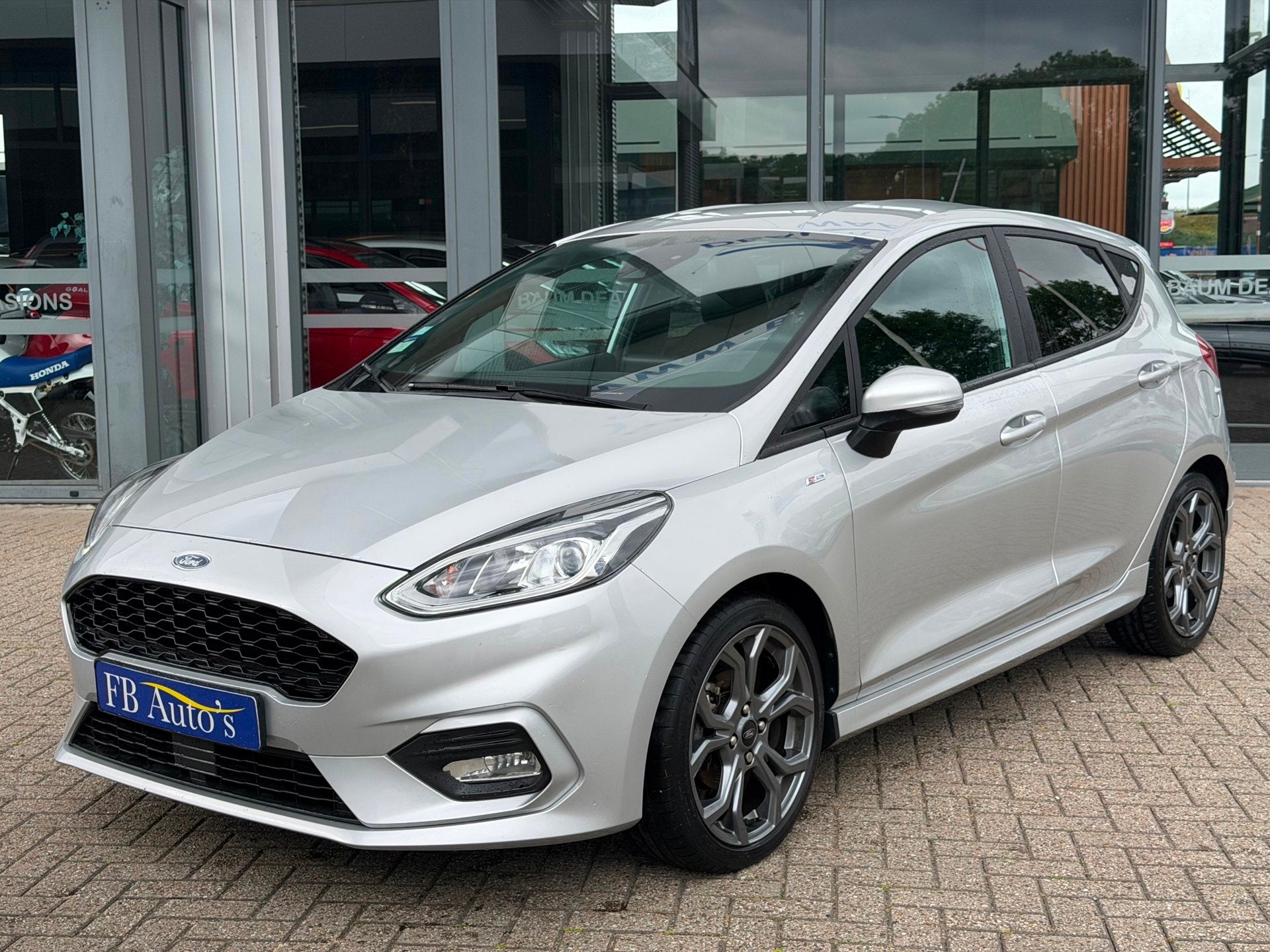 Ford Fiesta 1.0 EcoBoost ST-Line Airco Lmv Cruise Carplay, Auto's, Ford, Voorwielaandrijving, Stof, Gebruikt, Zwart