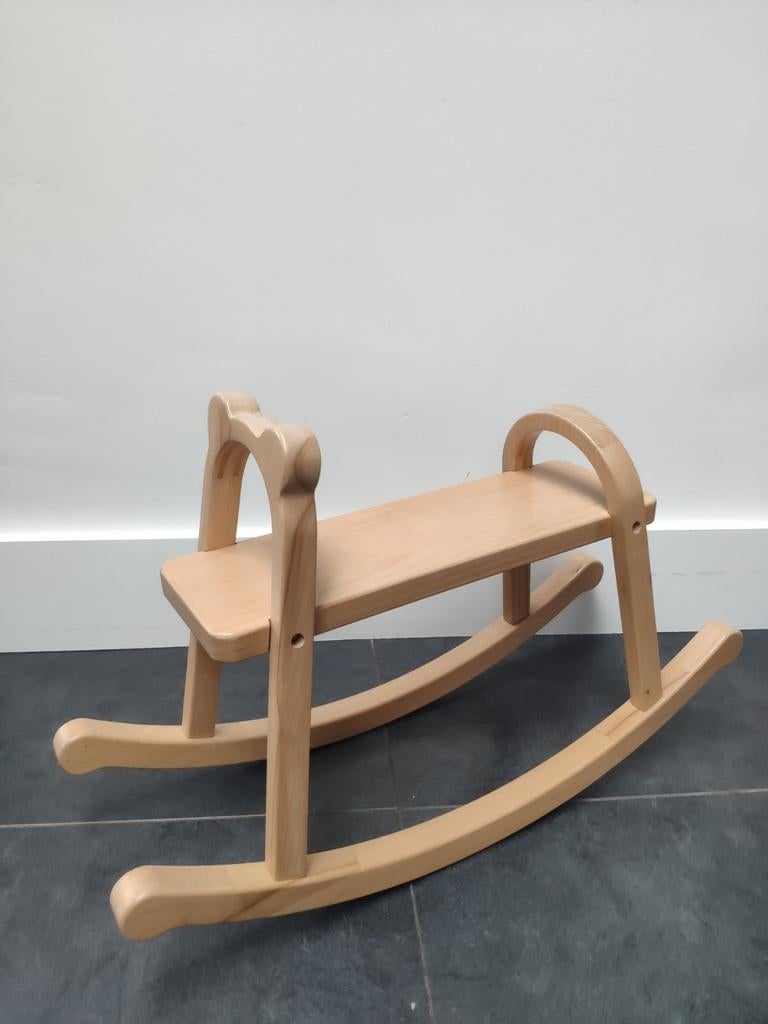 Liewood Lina houten schommel paard blank hout, Ophalen, Zo goed als nieuw