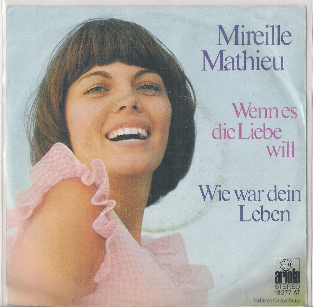 Vinyl Single Mireille Mathieu, Ophalen of Verzenden, Gebruikt, Pop