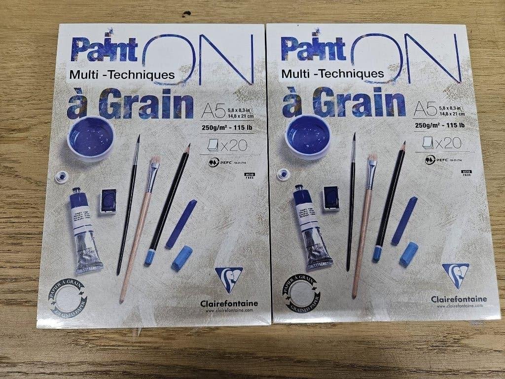 Paint On A Grain Multi techniques Papierblok A5, Ophalen of Verzenden, Nieuw, Papier, Schets- of Tekenboek