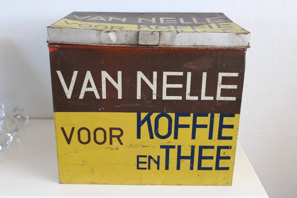 brocant Van Nelle Thee / Koffie blik, Ophalen