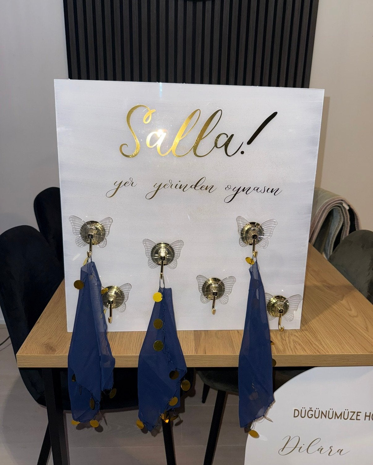 Kına Gecesi Halay Mendil Bord – Salla! Henna Decoratie, Ophalen, Zo goed als nieuw, Versiering, Geboorte of Huwelijk