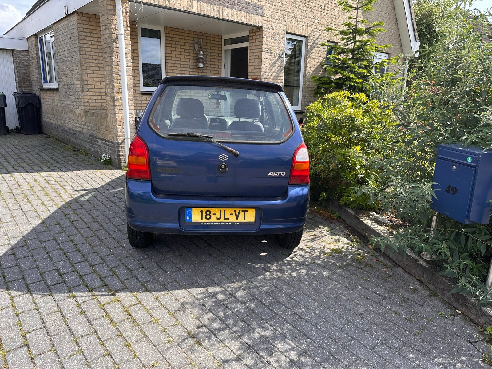 Suzuki Alto 1.1 2002 Blauw, Auto's, Voorwielaandrijving, 750 kg, 4 cilinders, Origineel Nederlands