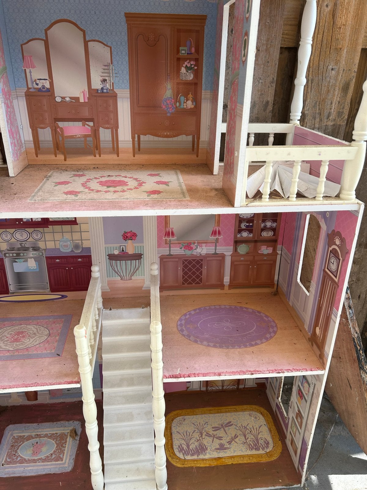 Groot Poppenhuis- Urenlang Speelplezier, Ophalen, Gebruikt, Poppenhuis