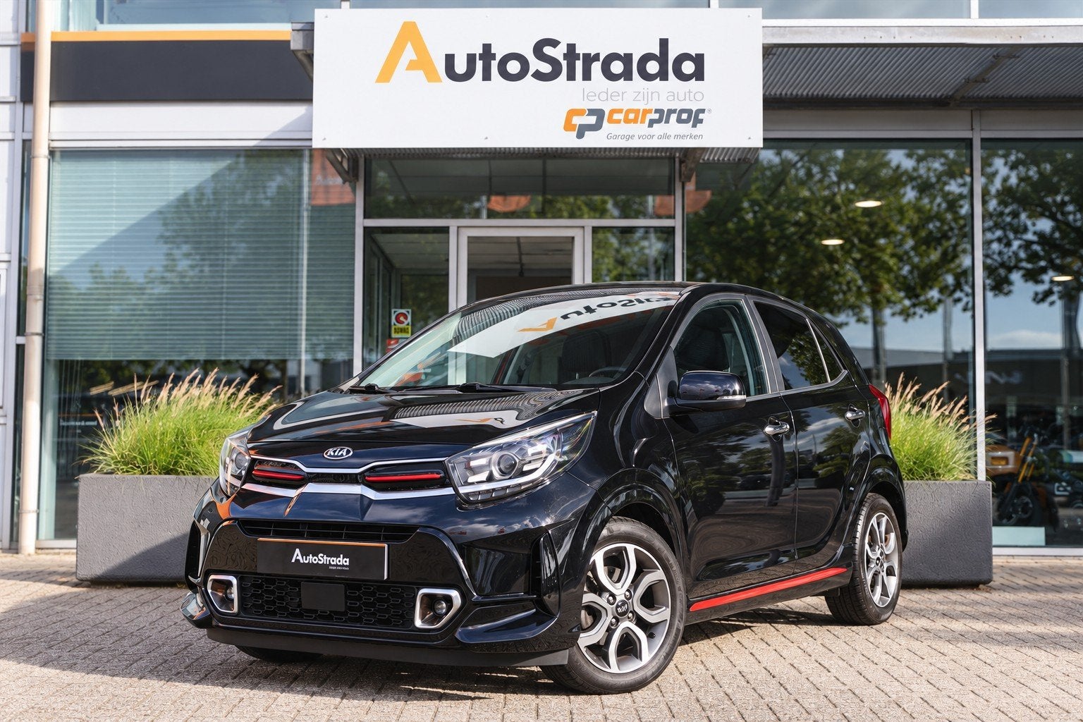 Kia Picanto 1.0 GT-Line I 1e eigenaar | Navi | Camera | Clim, Dealer onderhouden, Gebruikt, Met garantie (alle), 4 stoelen