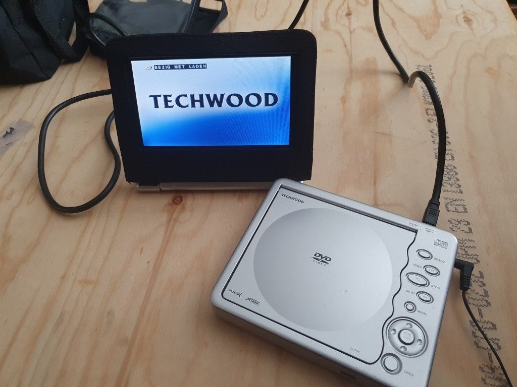 Portable draagbare DVD-speler in handige tas, Ophalen of Verzenden, Overige merken, Draagbaar