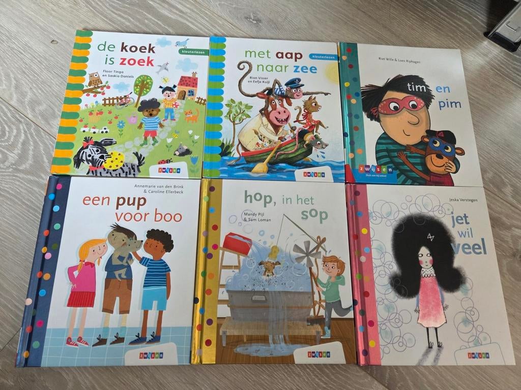 6x Zwijsen AVI boeken oa Kleuterlezen - AVI start  M3, Boeken, Ophalen of Verzenden, Zo goed als nieuw, Fictie algemeen