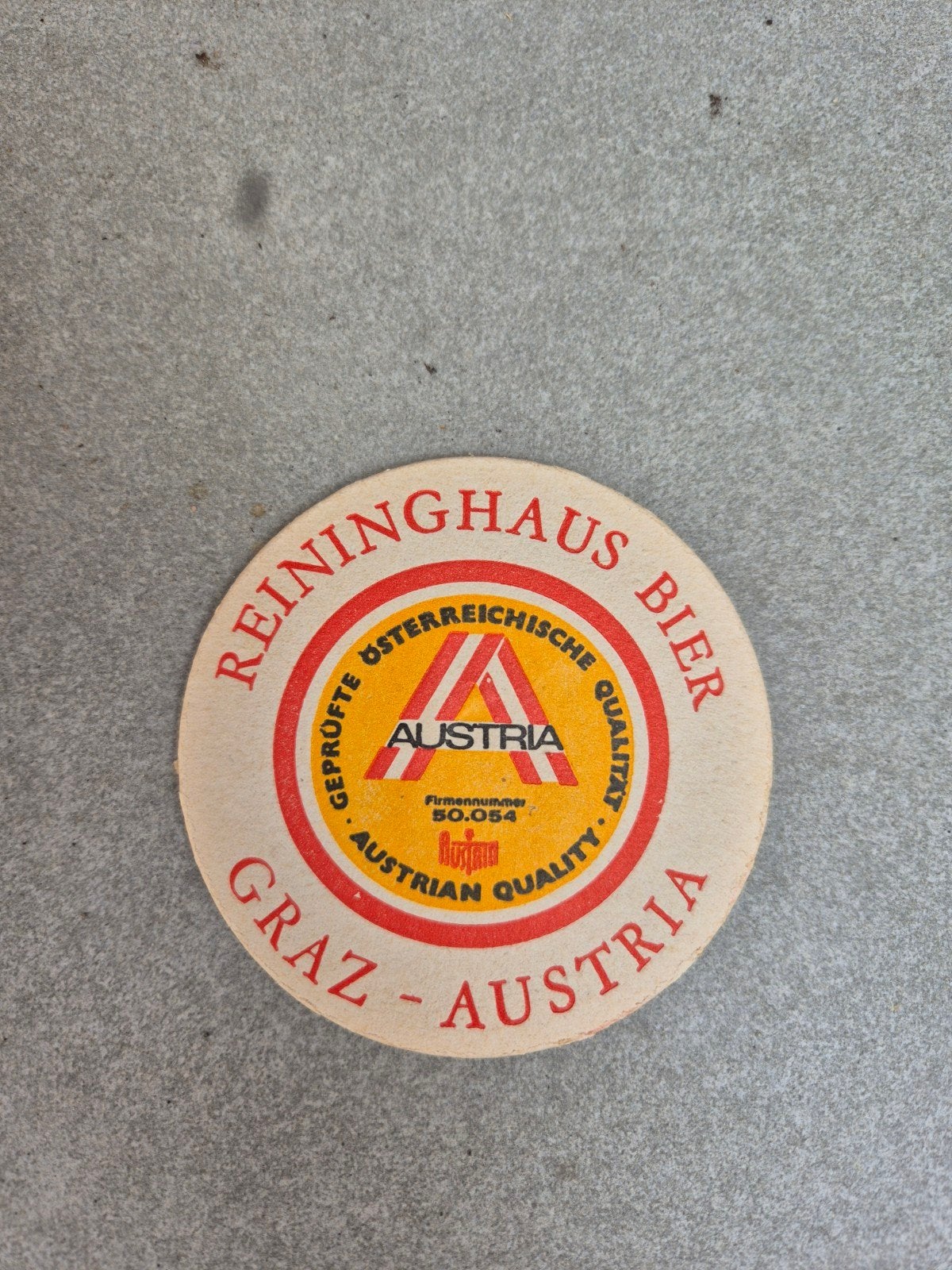 Reininghaus bier bierviltje, Ophalen of Verzenden, Viltje(s), Overige merken