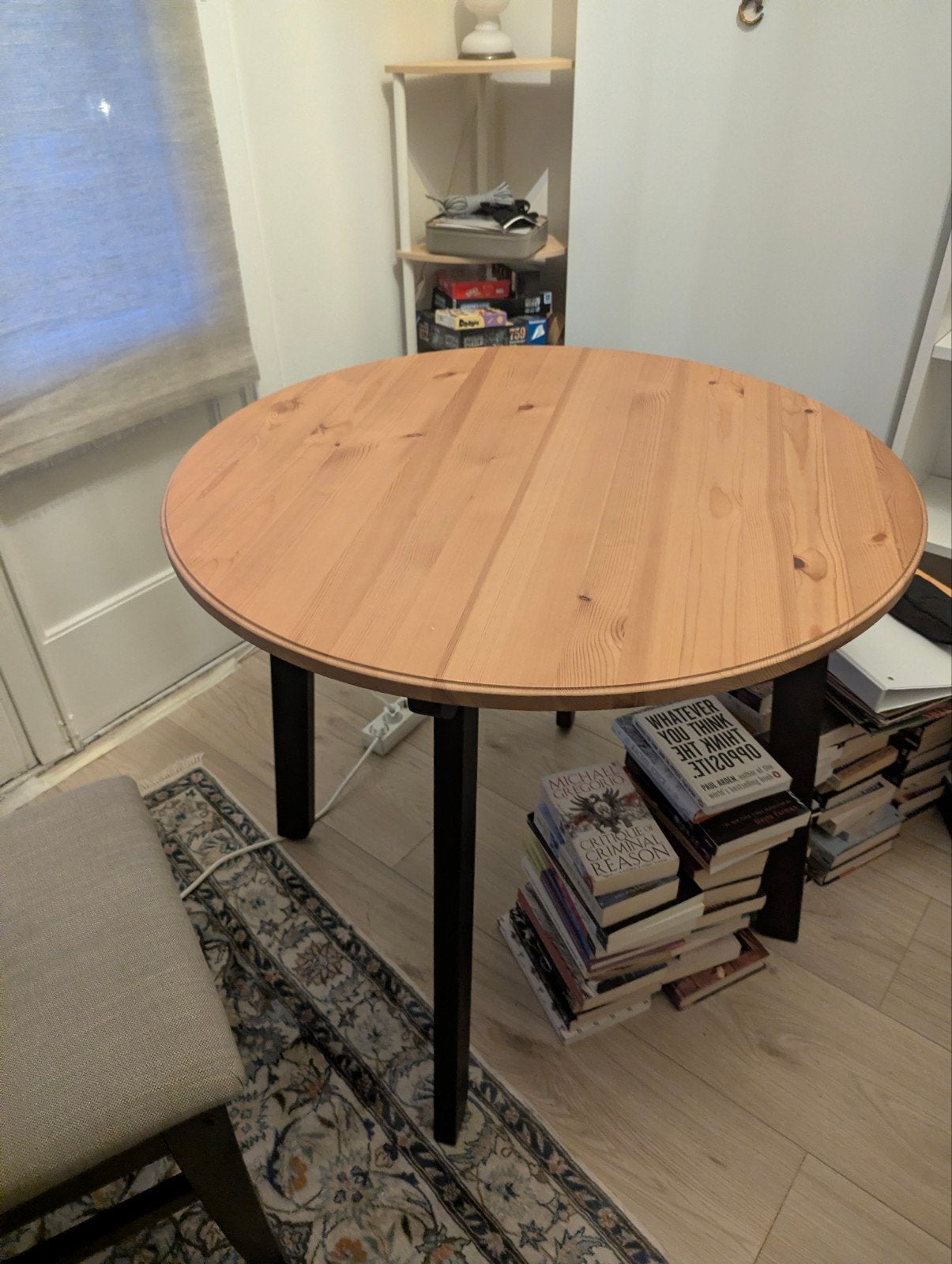 Tafel met 2 stoelen - table with 2 chairs, Ophalen, Gebruikt