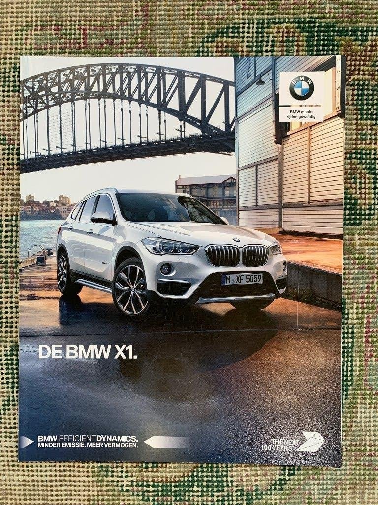 Nederlandse brochure BMW X1 F48 2017 nieuw, Nieuw, Ophalen of Verzenden, BMW, BMW