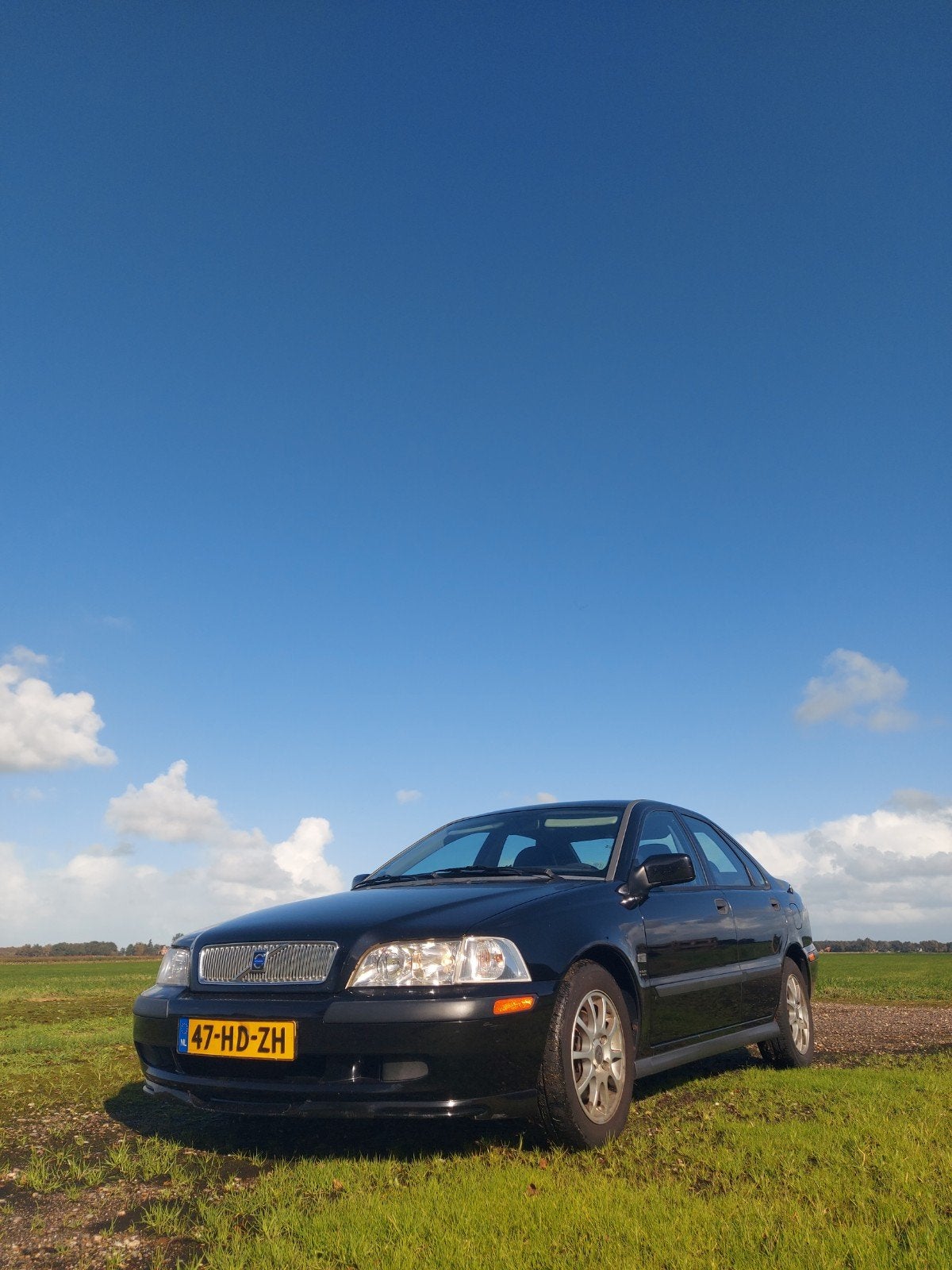 Volvo S40 1.8 2001 Zwart - 2e eigenaar - onderhoudshistorie, Ophalen of Verzenden, Gebruikt