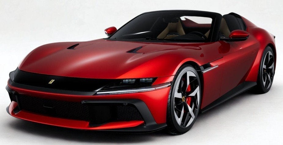 Ferrari 12 Cilindri Spider Rosso 1:18 P18251H1 BBR PRE-ORDER, Ophalen of Verzenden, Nieuw, Auto, Overige merken