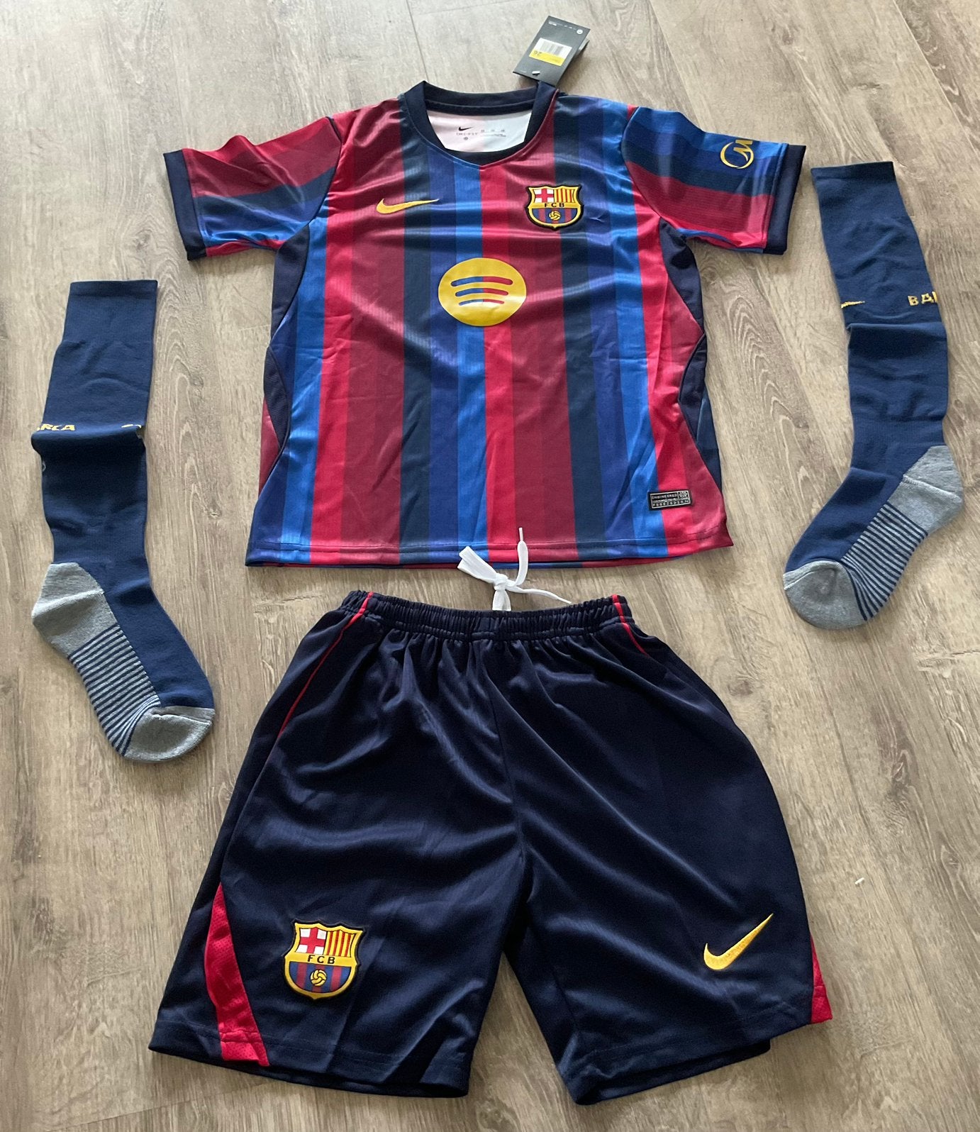Fc barcelona tenue maat: 140 of 158, Ophalen of Verzenden, Nieuw, Set