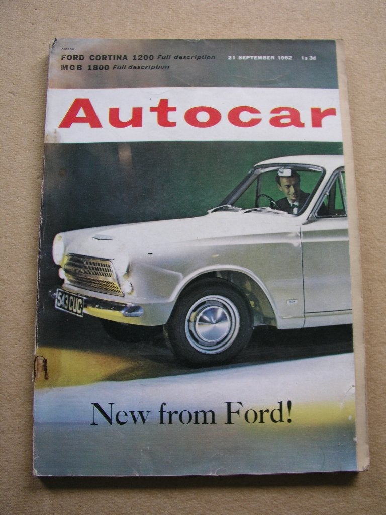 Autocar 1962, Cortina, MGB, Stingray, Porsche 90, Ophalen of Verzenden, Gelezen, Algemeen