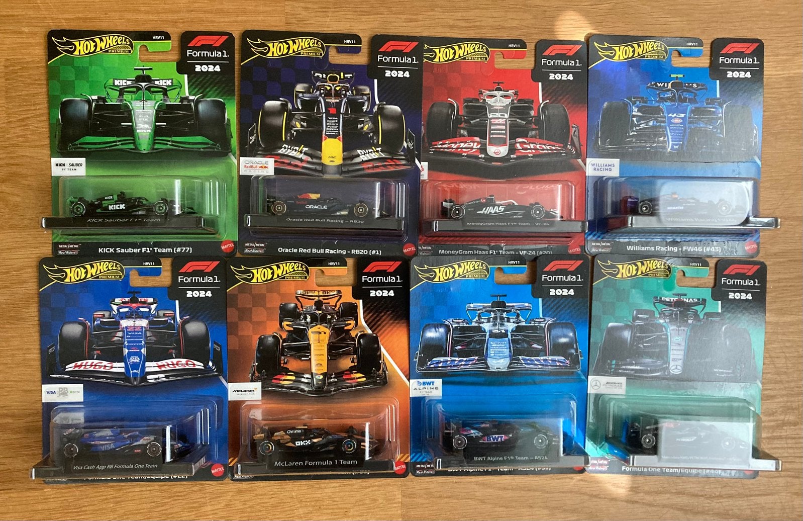 Hotwheels Formula 1 2024, Hobby en Vrije tijd, Modelauto's | Overige schalen, Ophalen of Verzenden, Nieuw, Auto