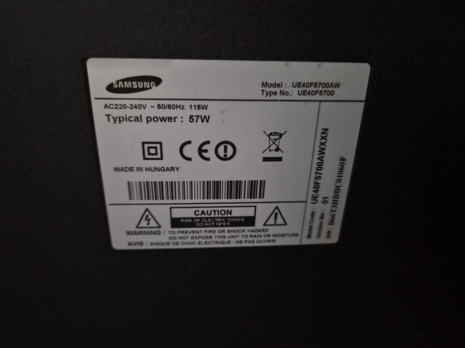 Samsung UE40F5700AW - 40 inch Smart LED TV, Ophalen of Verzenden, Samsung, 100 cm of meer, Smart TV
