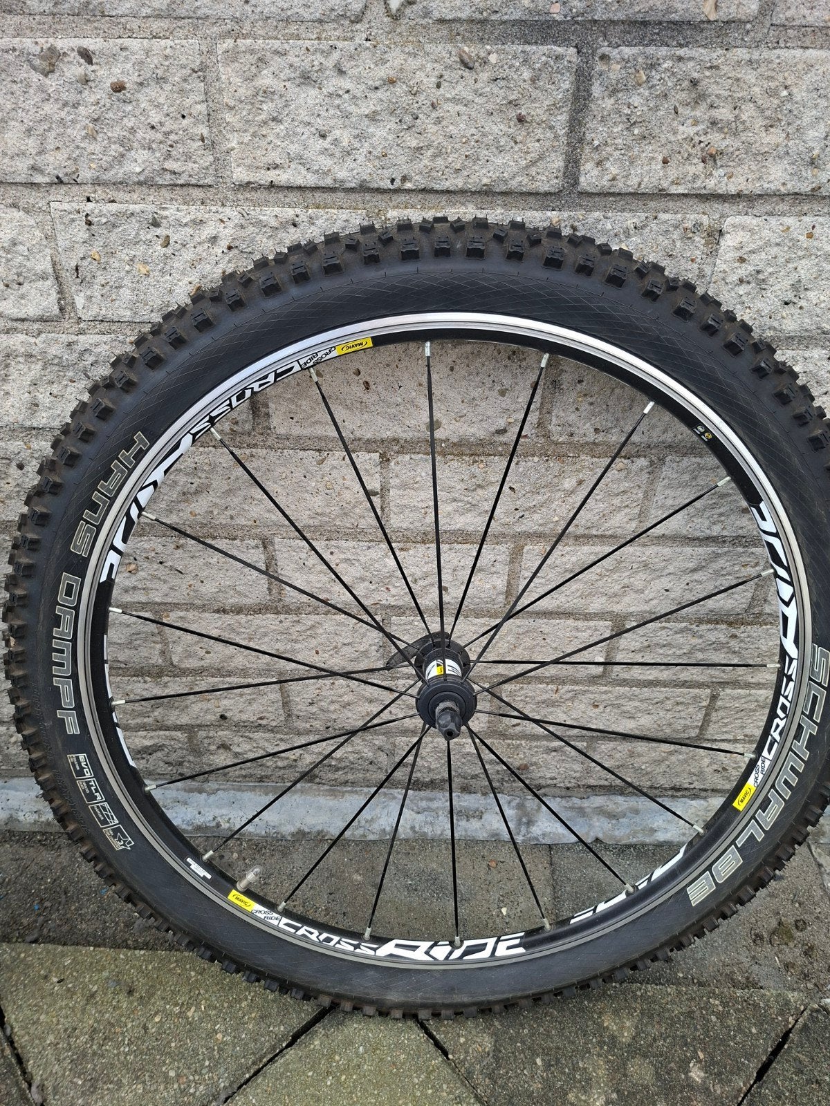 Mavic Crossride wielen setl met Schwalbe Hans Dampf band, Gebruikt, Aluminium, Ophalen, Wiel
