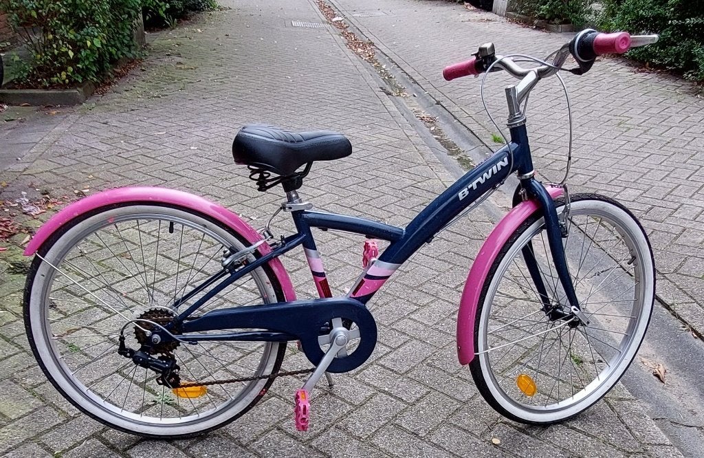 Riverside meisjesfiets, Ophalen, 24 inch, Velgrem, Versnellingen