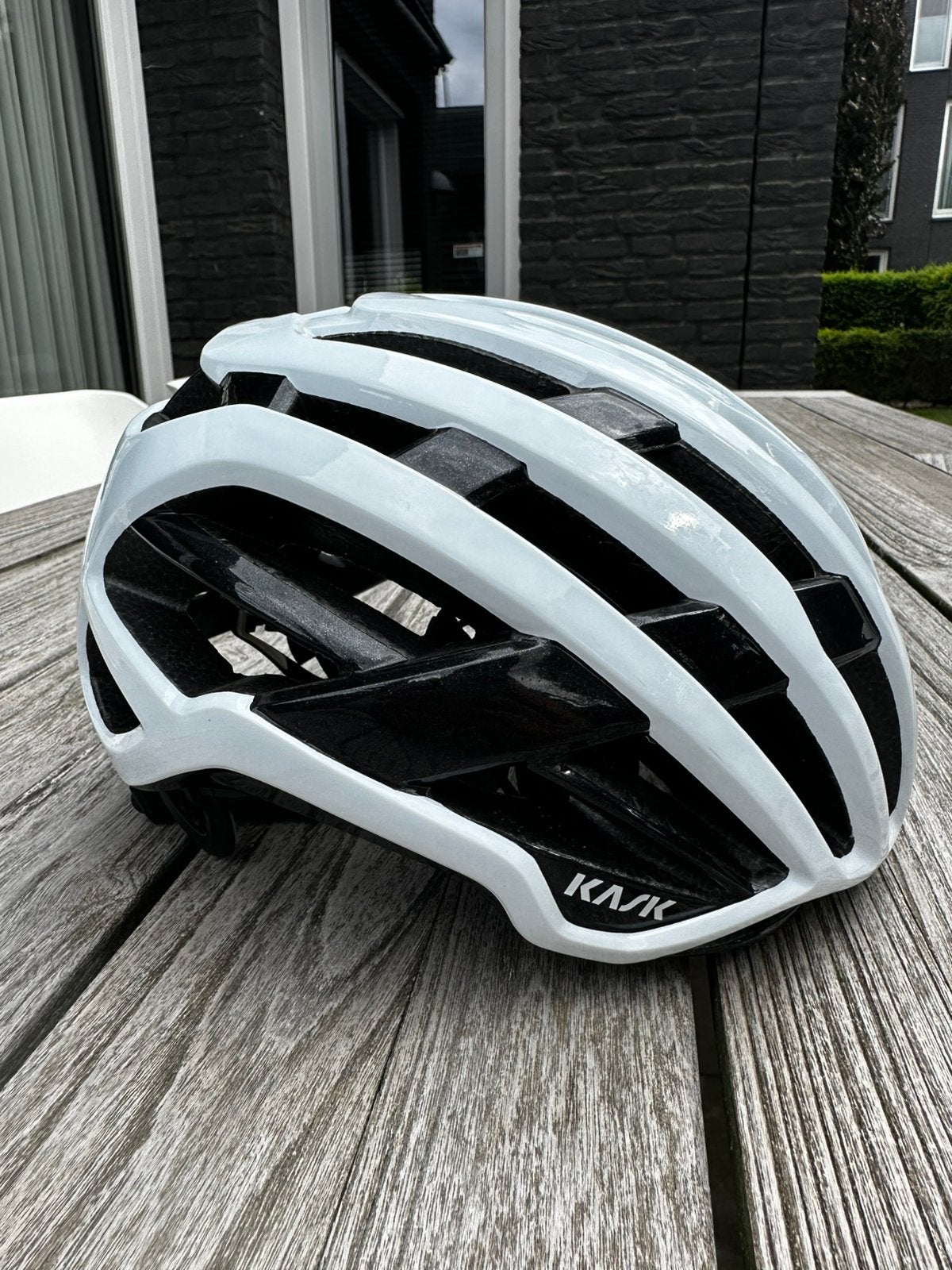 Kask Valegro wit helm maat (S) 50-56 cm, Ophalen, Zo goed als nieuw