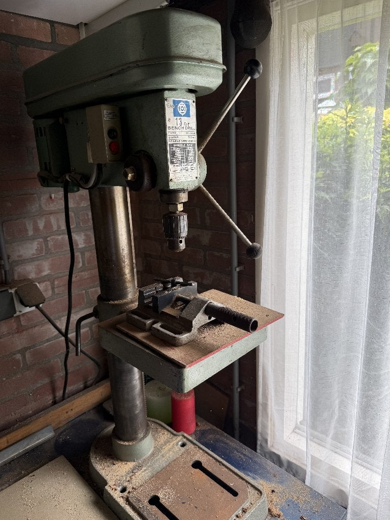 Te koop: kolomboormachine, Doe-het-zelf en Verbouw, Gereedschap | Boormachines, Ophalen, Gebruikt, Variabele snelheid, Kolomboormachine