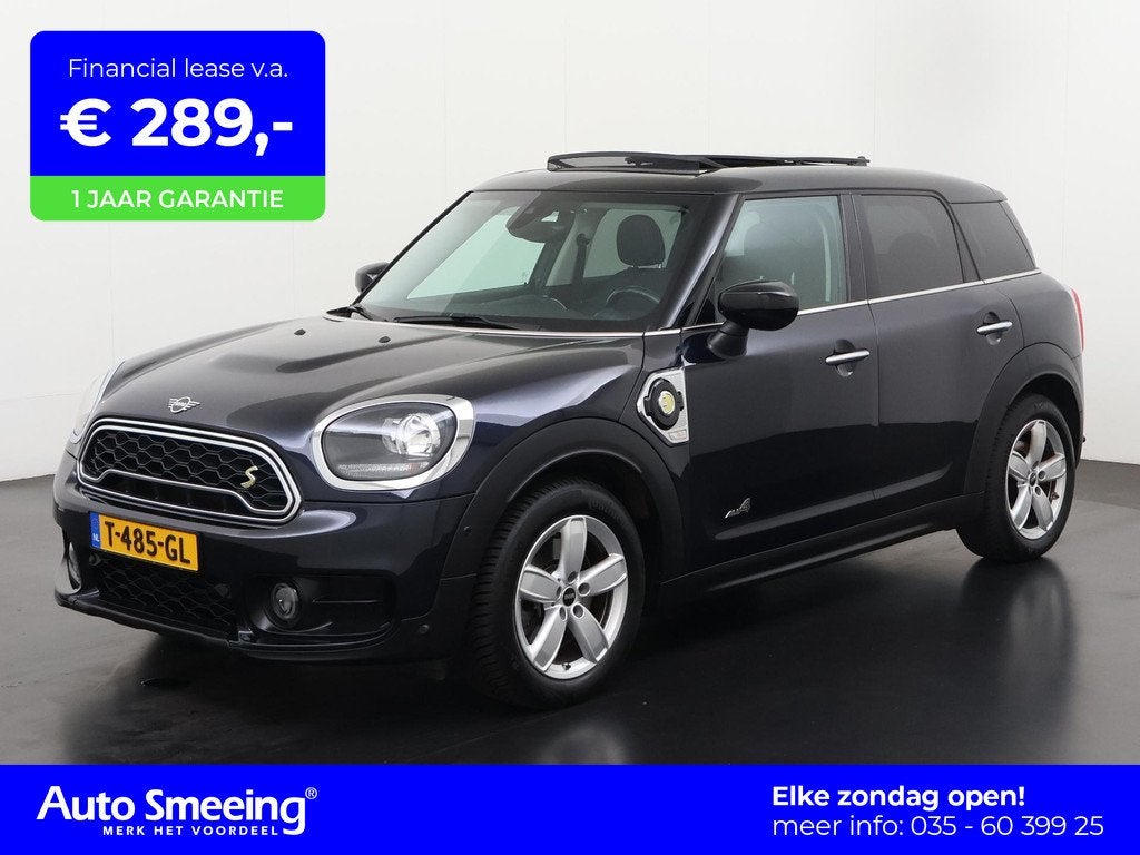 MINI Countryman 1.5 Cooper S E ALL4 Chili | Panoramadak | St, Auto's, Mini, Automaat, Stof, Gebruikt, Blauw