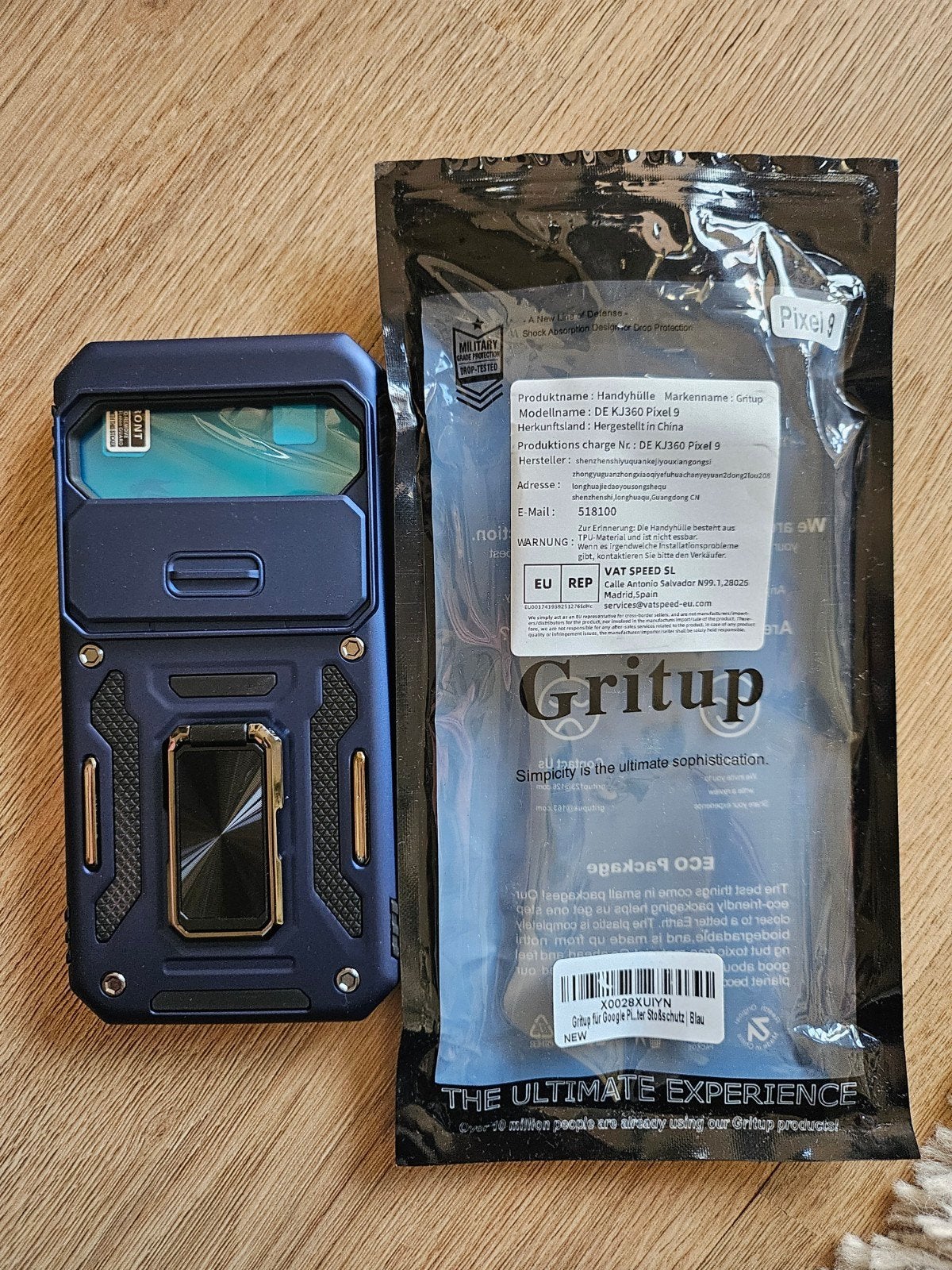 Gritup Hoesje voor Google Pixel 9 - Nieuw, Ophalen of Verzenden, Nieuw, Hoesje of Tasje