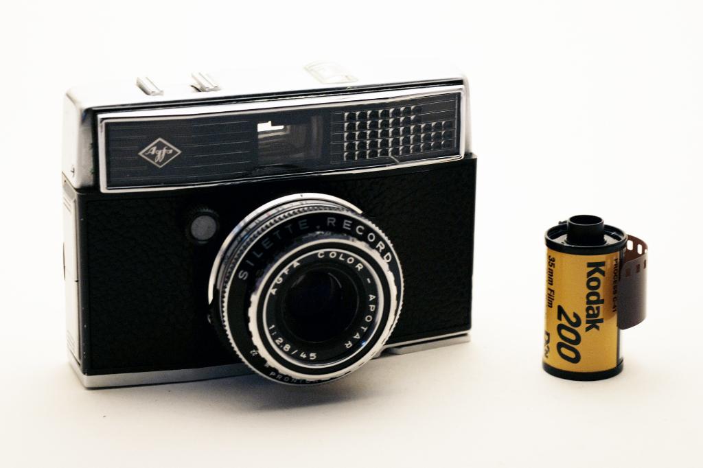 Agfa Silette record, met werkende lichtmeter, Ophalen of Verzenden, Gebruikt, Compact, Overige Merken